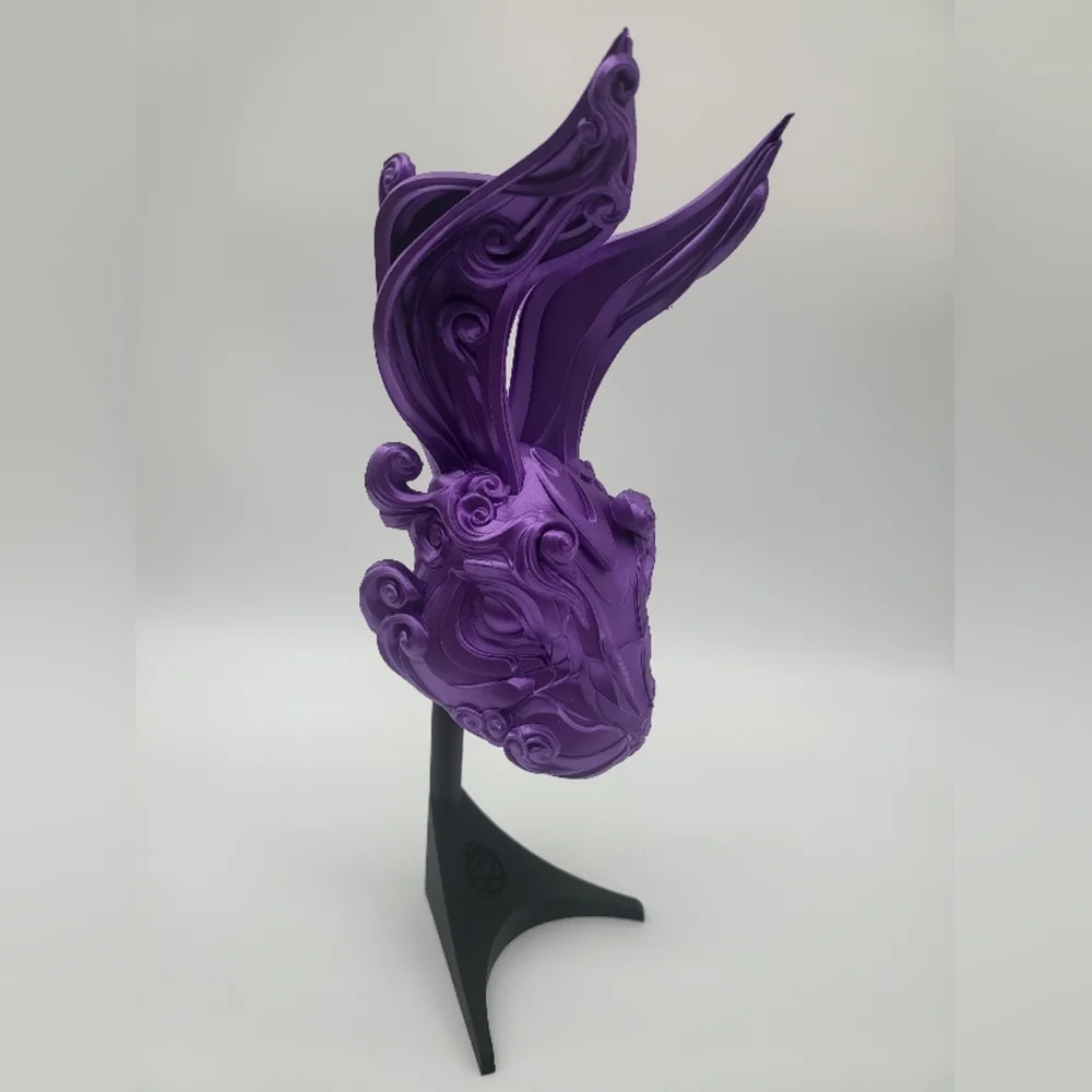3D Printed Rabbit Mask With Stand - Picture 1 of 3